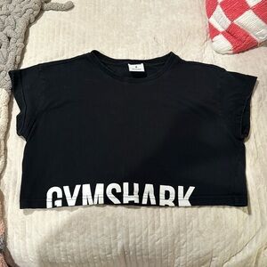 Gymshark Black Cropped T-shirt
